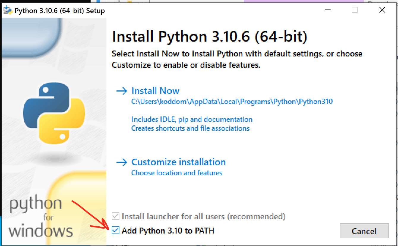 Установить Python на Windows — koddom